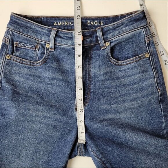 𝅺american Eagle Mom Jeans 00 - Picture 10 of 12